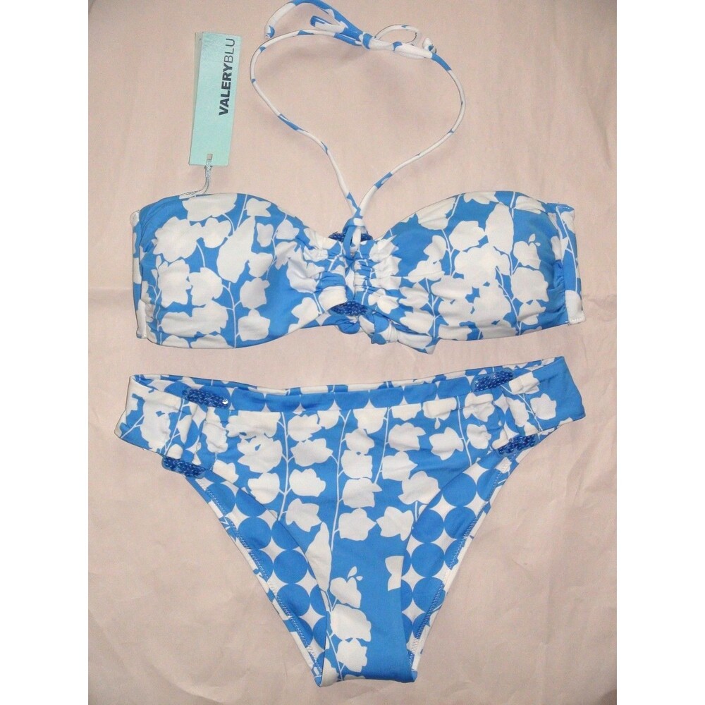 Valery Blu Floral Polka Dot Bikini